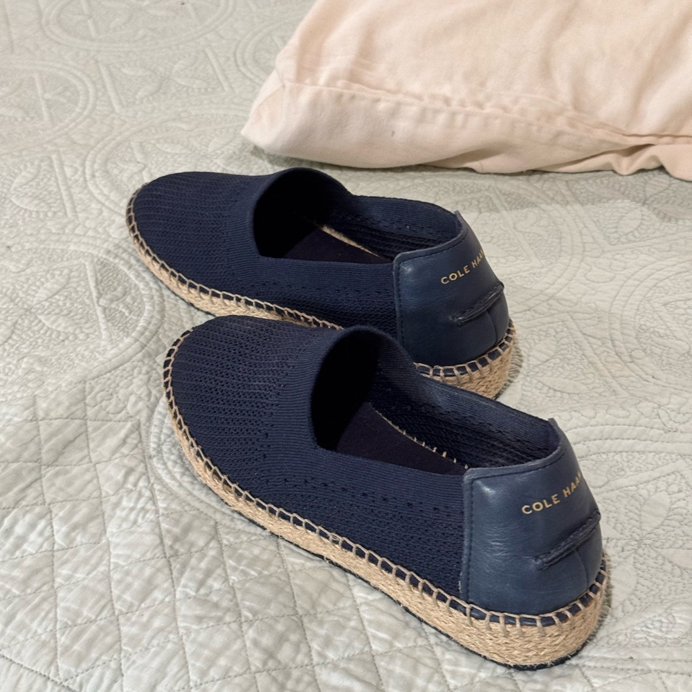 Cole Haan Blue Loafers Slip-Ons Casual Comfort
